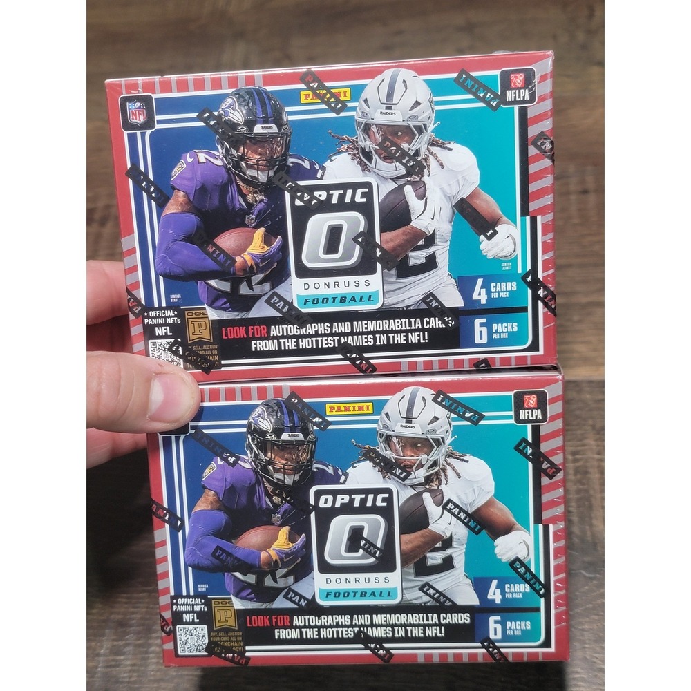 2025 lot of 8 Panini Donruss Optic Football Blaster Box NFL Cards Sealed‎ New